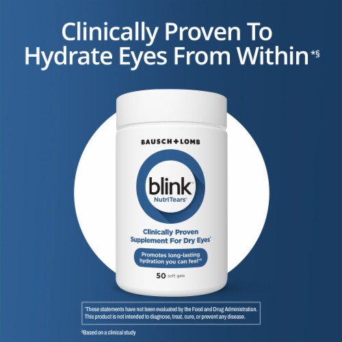 Blink NutriTears Clinically Proven Eye Care Supplement for Dry Eyes Perspective: bottom