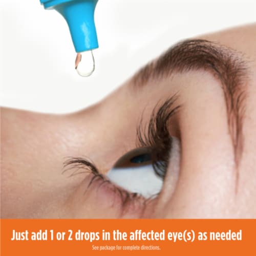 Blink Triple Care Eye Drops for Dry Eyes for Moderate to Severe Dry Eye Symptom Relief Perspective: bottom