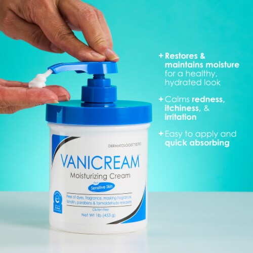 Vanicream Moisturizing Skin Cream Rich and Fragrance-Free Moisturizer Designed for Sensitive Skin Perspective: bottom