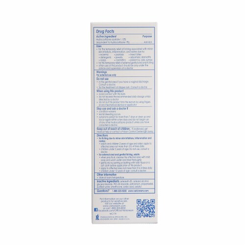 Vanicream™ HC 1% Hydrocortizone Anti-Itch Cream Perspective: bottom