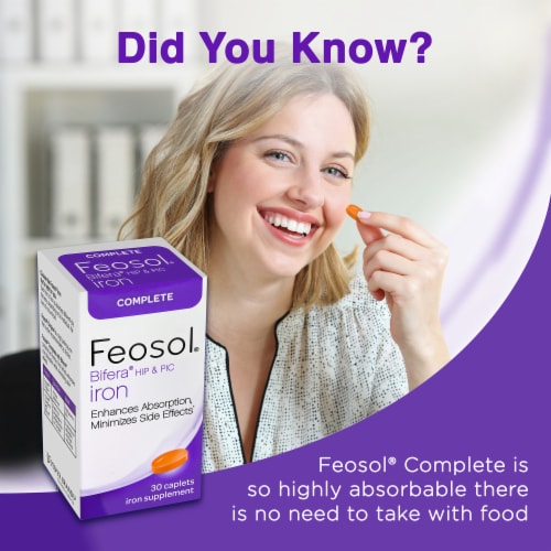 Feosol Complete Caplets Perspective: bottom