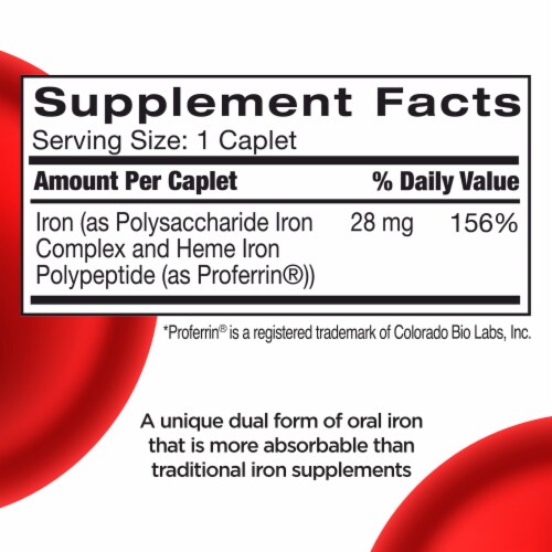 Feosol® Complete Caplets Perspective: bottom