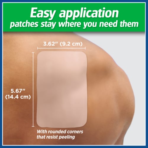 Salonpas® Large Pain Relieving Patches Perspective: bottom