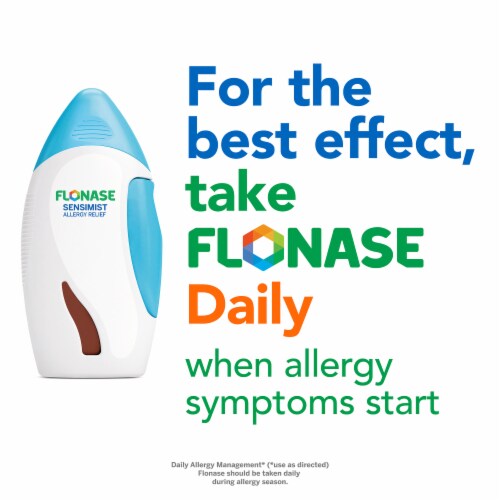 Flonase Sensimist Allergy Relief Non Drowsy Allergy Medicine Gentle Mist Nasal Spray Perspective: bottom