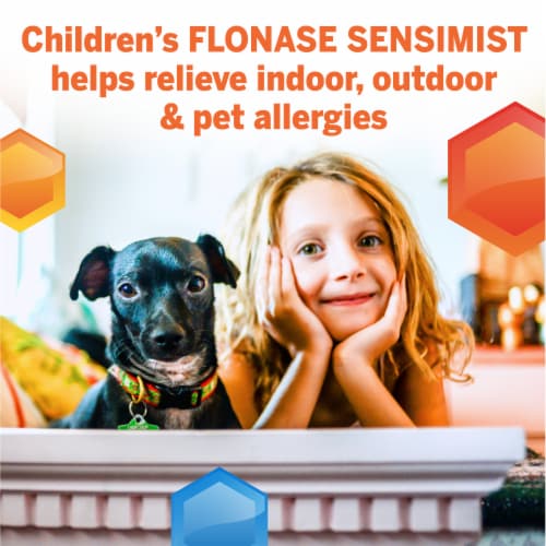 Flonase Sensimist Allergy Relief Spray Gentle Mist Twenty Four Hour Non Drowsy Children's Medicine Perspective: bottom