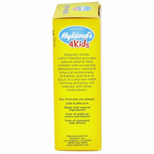 Hyland's 4 Kids Calm 'n Restful 125CT Perspective: bottom
