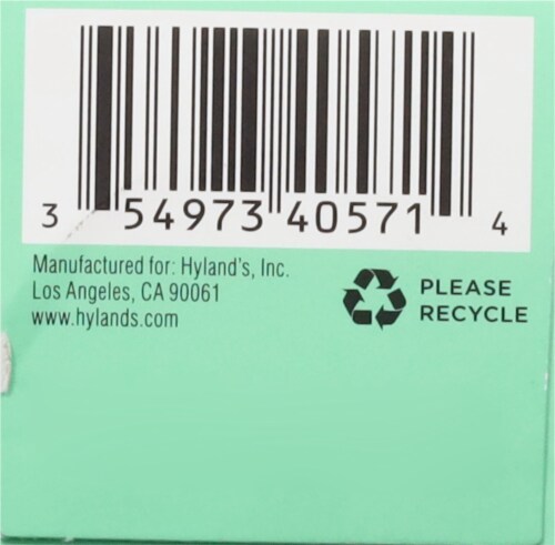Hyland's Naturals™ Kids Nighttime Cough & Mucus Grape Medicine Perspective: bottom