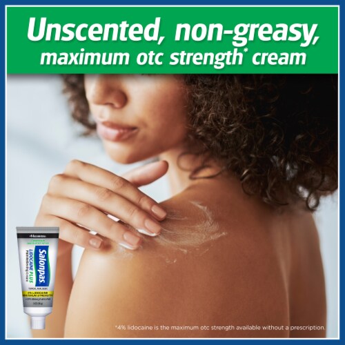 Salonpas Lidocaine Plus Pain Reiieving Cream Perspective: bottom
