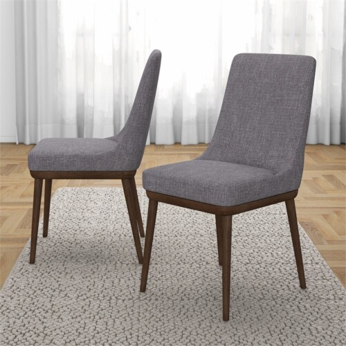 Pair grey hotsell dining chairs