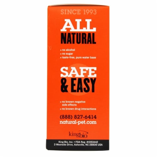 King Bio Natural Pet Skin & Itch Irritation For Canines Large, 4 Ounces Perspective: bottom