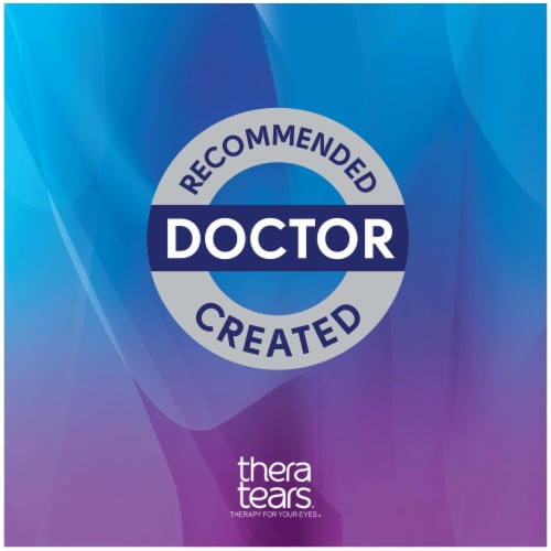 TheraTears Value Size Lubricant Dry Eye Drops Perspective: bottom