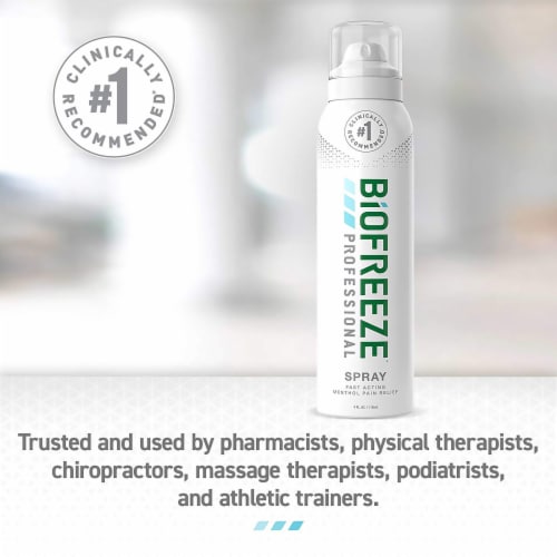 Biofreeze™ Professional 360 Pain Relief Menthol Spray Perspective: bottom