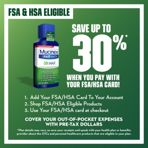 Mucinex Fast-Max DM Cough Suppressant & Expectorant Liquid Perspective: bottom