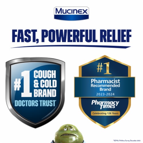 Mucinex D Expectorant & Nasal Decongestant 600mg Tablets Perspective: bottom