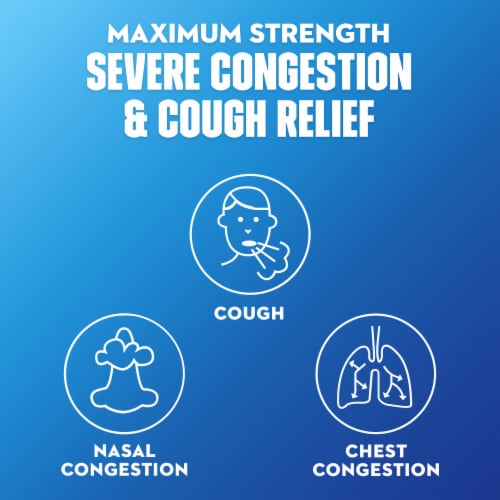Mucinex Fast Max Maximum Strength Severe Congestion & Cough Caplets Perspective: bottom