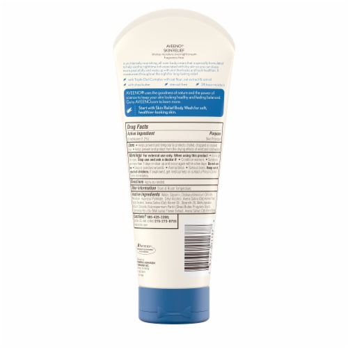 Aveeno Skin Relief Overnight Intense Body Moisture Cream Fragrance-Free with Triple Oat Complex Perspective: bottom
