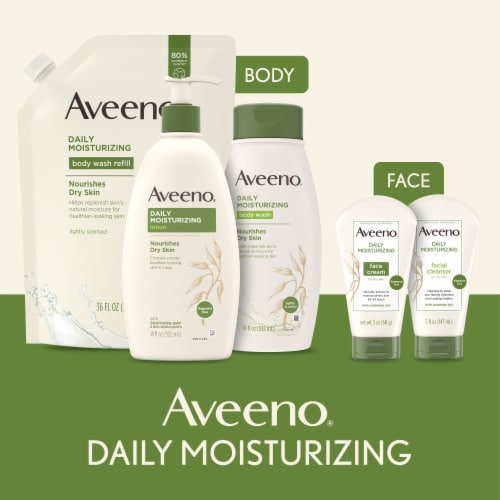 Aveeno Daily Moisturizing Body Wash Perspective: bottom