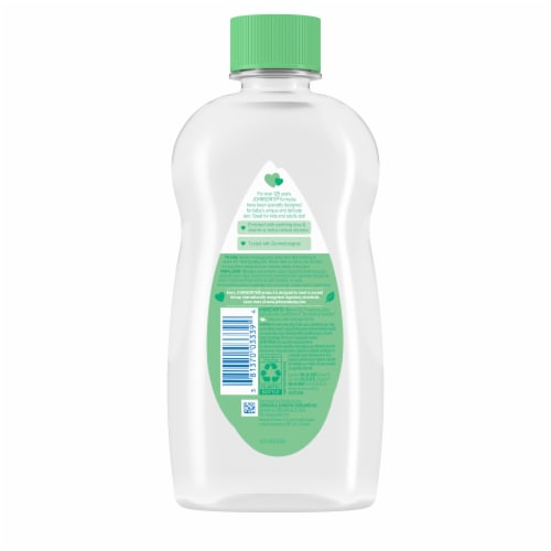 Johnson's Baby Oil with Aloe Vera & Vitamin E Perspective: bottom