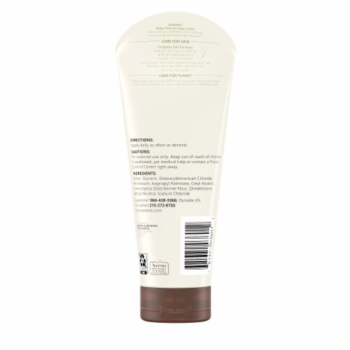 Aveeno Daily Moisturizing Body Lotion Fragrance-Free Nourishes Dry Skin with 24 Hour Moisture Perspective: bottom