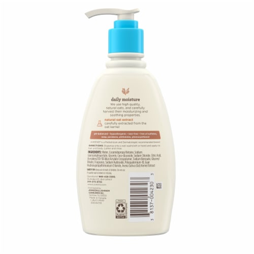 Aveeno Baby Wash & Shampoo Perspective: bottom