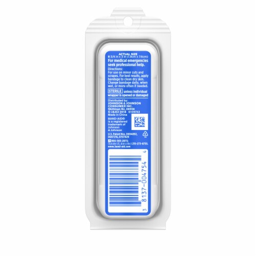 Band-Aid Brand Flexible Fabric Adhesive Bandages, All One Size Perspective: bottom
