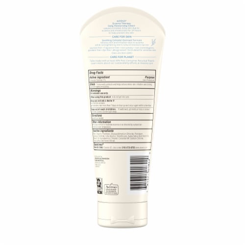 Aveeno Eczema Therapy Daily Moisturizing Body Cream Fragrance-Free for Sensitive Skin Perspective: bottom