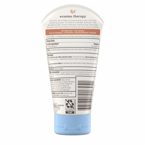 Aveeno Baby Eczema Therapy Moisturizing Cream With Oatmeal Perspective: bottom