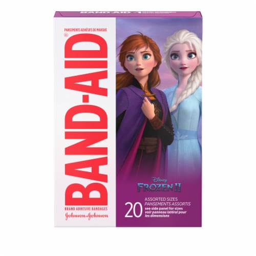 Band-Aid Brand Adhesive Bandages, Disney Frozen, Assorted Sizes Perspective: bottom