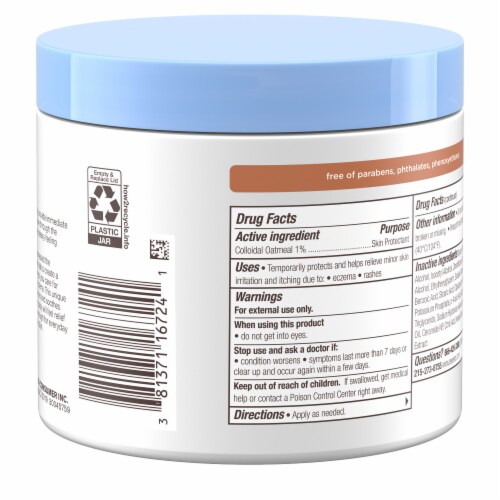 Aveeno Baby Eczema Therapy Nighttime Balm Hypoallergenic Perspective: bottom