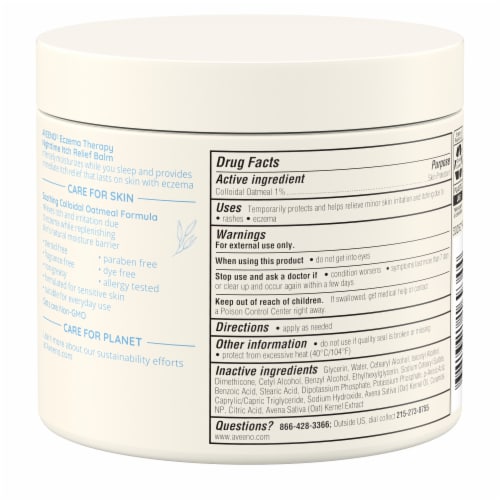 Aveeno Eczema Therapy Itch Relief Balm Perspective: bottom