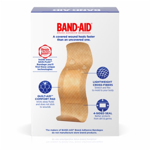 Band-Aid Brand Skin-Flex Adhesive Active Bandages, All One Size Perspective: bottom