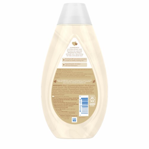 Johnson's Skin Nourish Vanilla Oat Wash Perspective: bottom