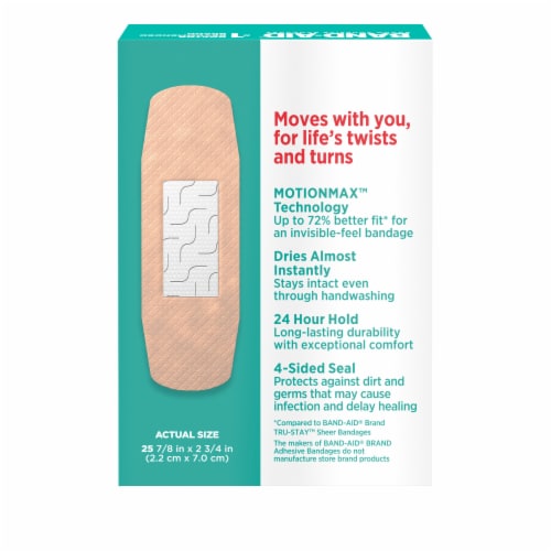 Band-Aid Brand Skin-Flex Adhesive Bandages, 25 ct - Fry’s Food Stores