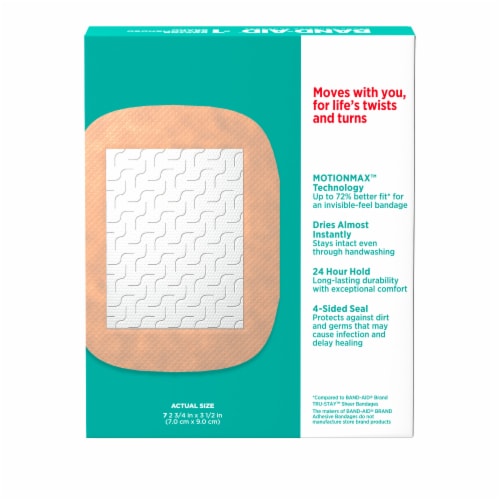 Band-Aid Brand Skin-Flex Adhesive Bandages, Extra Large Perspective: bottom