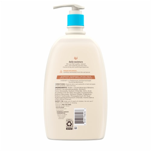 Aveeno Baby Wash & Shampoo Perspective: bottom