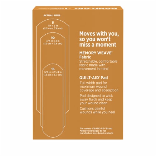 Band-Aid Brand Ourtone Br45 Adhesive Bandages Perspective: bottom