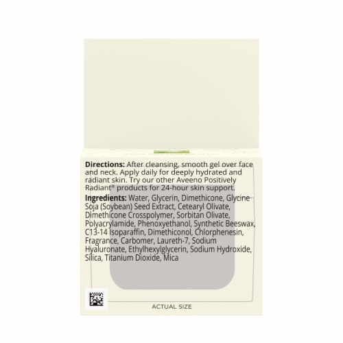 Aveeno Positively Radiant Gel Moisturizer Perspective: bottom