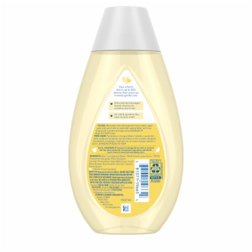 Johnson’s Head-to-Toe Tearless Gentle Baby Wash & Shampoo Perspective: bottom