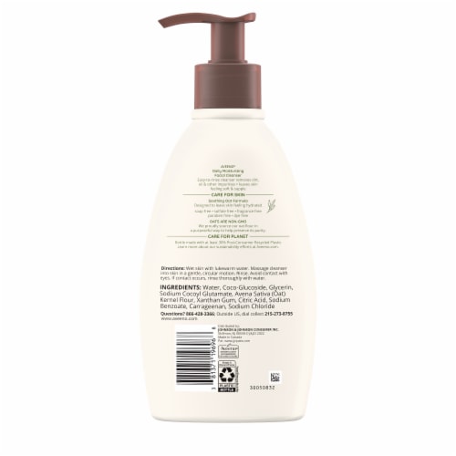 Aveeno Daily Moisturizing Facial Cleanser With Soothing Oat Perspective: bottom