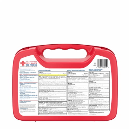 Johnson & Johnson All-Purpose Portable Compact First Aid Kit Perspective: bottom