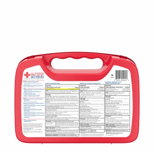 Johnson & Johnson All-Purpose Portable Compact First Aid Kit Perspective: bottom