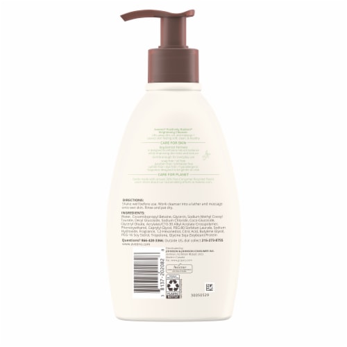 Aveeno Positively Radiant Brightening Cleanser Perspective: bottom