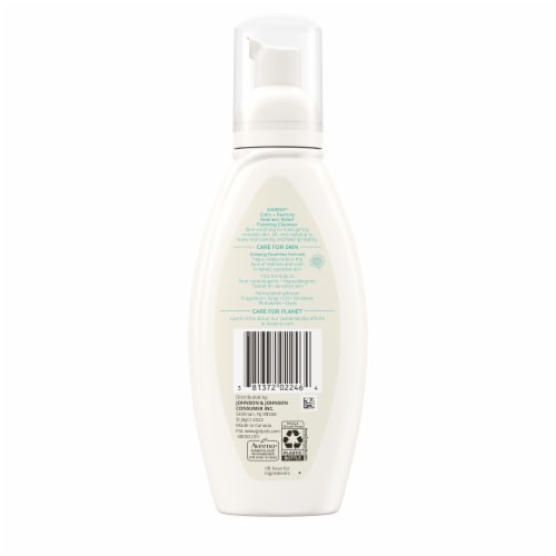 Aveeno Calm + Restore Redness Relief Foaming Face Wash Fragrance-Free Perspective: bottom
