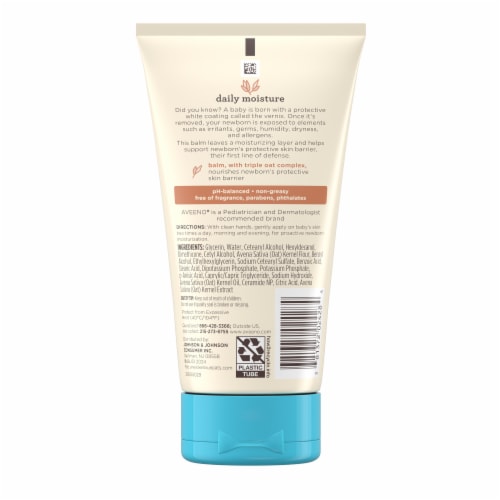 Aveeno Baby Healthy Start Newborn Baby Body Balm, Hypoallergenic Perspective: bottom