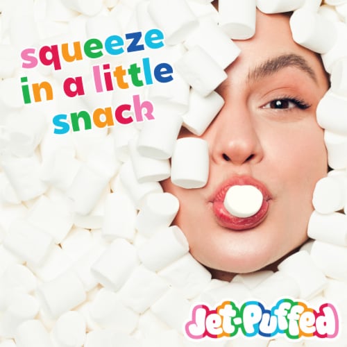 Jet-Puffed Pumpkin Spice Pumpkin-shaped Marshmallows Bag Perspective: bottom