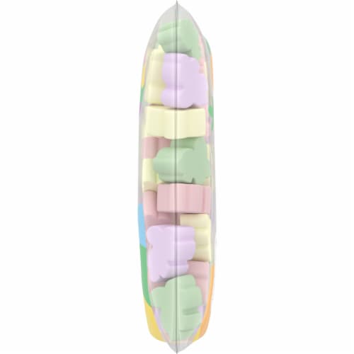 Jet-Puffed Vanilla Bunny Shaped Easter Spring Mallows Marshmallows Perspective: bottom
