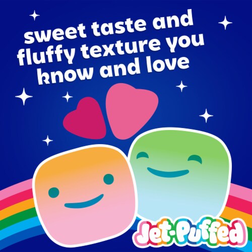 Jet-Puffed Color Changers Marshmallows, Bag Perspective: bottom