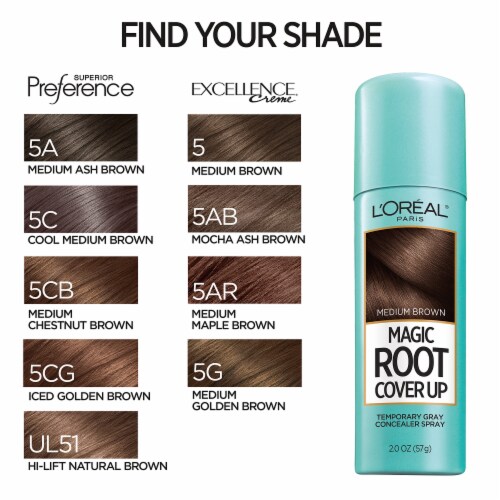 L Oreal Paris Magic Root Cover Up Gray Concealer Spray Pack of 4 4 packs Fred Meyer