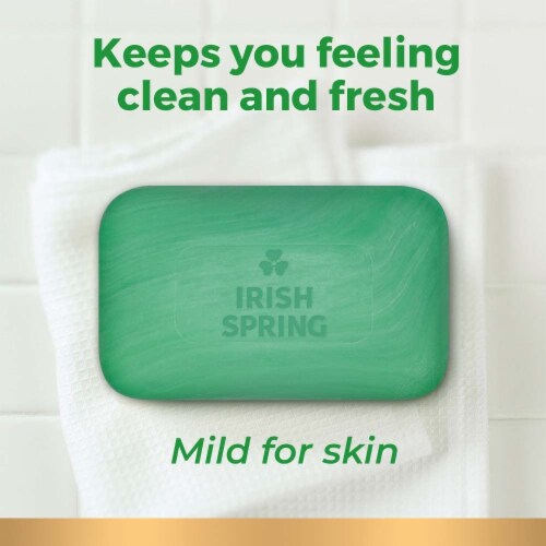 Irish Spring Bath Bar Soap, Original (Pack of 14) Perspective: bottom