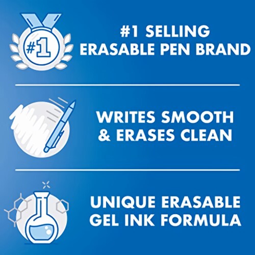 Pilot FriXion Ball Erasable Gel Ink Pen, (Pack of 18) Perspective: bottom